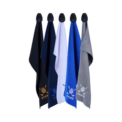 Magnetic Waffle Golf Towel